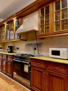 Kuchyň nebo kuchyňský kout v ubytování Aazaan's Paradise