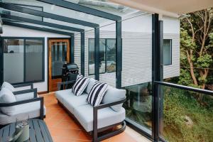 Posezení v ubytování Sky Haus