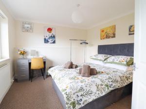 Voodi või voodid majutusasutuse Golygfa toas