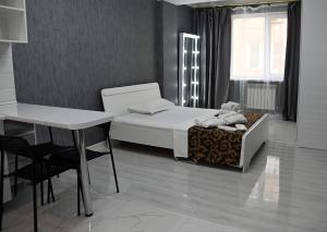 Χώρος καθιστικού στο Элегантные Апартаментв 175 в сердце Города Алматы, ЖК Молодежный +7 φωτογραφίες