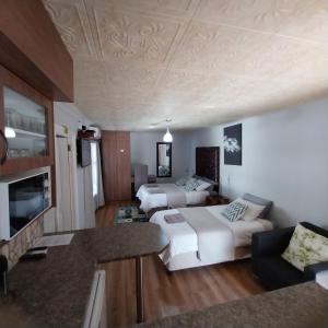 TV a/nebo společenská místnost v ubytování Victoria Oaks Guesthouse