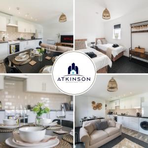 Η κουζίνα ή μικρή κουζίνα στο Cosy 2 bed flat in Merseyside