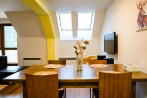 TV a/nebo společenská místnost v ubytování Apartmán 44 + 38 fotografií