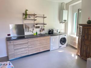 Η κουζίνα ή μικρή κουζίνα στο Cip & Ciop +6 φωτογραφίες