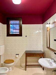 Koupelna v ubytování hotel Bologna