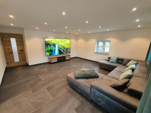 Χώρος καθιστικού στο Bergjuwel in Bichl 120qm