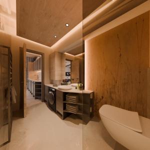 Ένα μπάνιο στο Landhaus Daum