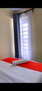 Postel nebo postele na pokoji v ubytování Kamakis spaces