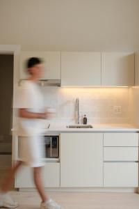 Η κουζίνα ή μικρή κουζίνα στο The Exhibition +2 φωτογραφίες