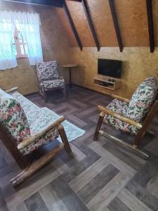 Posezení v ubytování Recanto Mauá - Chalé Amarílis