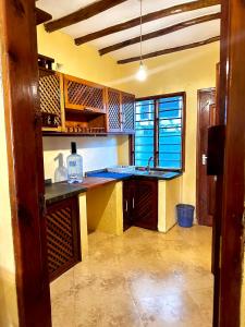 Kuchyň nebo kuchyňský kout v ubytování Carolina residences