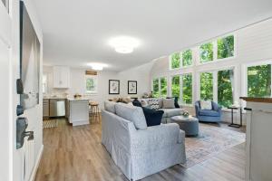 Χώρος καθιστικού στο The Holiday House w Dock