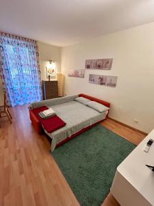 Postel nebo postele na pokoji v ubytování Casitta Stesicoro