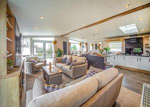 Posezení v ubytování Beautiful Home In Bala, Gwynedd W