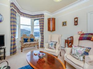 Χώρος καθιστικού στο Lochcarron Lodge
