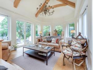 Χώρος καθιστικού στο Lochcarron Lodge