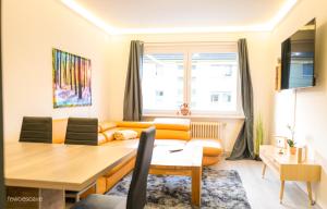 Χώρος καθιστικού στο Gemütliche und komfortable Wohnung für 6 P