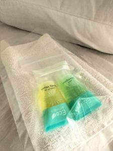 Postel nebo postele na pokoji v ubytování Bella INN - Mixed M & F