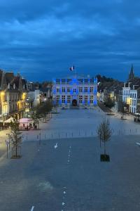 Bygningen som lejligheden ligger i