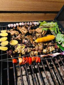 Gril dostupný pro hosty v rezortu