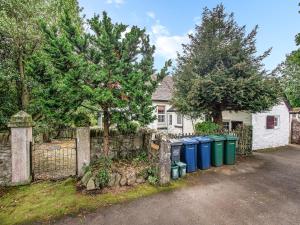 Bygningen som feriehuset ligger i