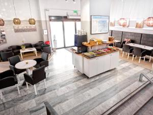 Area tempat duduk di Mosebacke Hostel