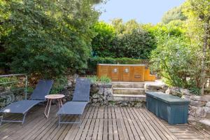 Un jardín fuera de "The Oak’s Villa" Poolspa Nature 40 fotos más