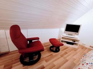 Μια τηλεόραση ή/και κέντρο ψυχαγωγίας στο Wellness Oasis in A Wonderful Panoramic Location