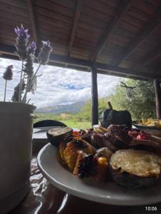 Jídlo v chaty nebo okolí