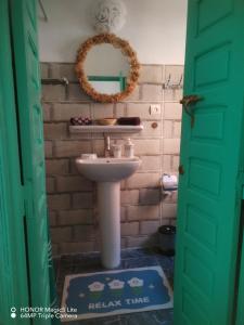 Koupelna v ubytování ATHIKA Hostel