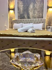 Posezení v ubytování Downtown House Suites