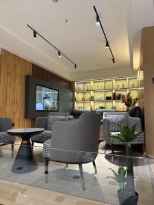 Χώρος καθιστικού στο Rek Holiday Hotel