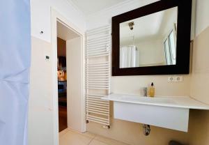 Et badeværelse på Appartement Schmale Heide