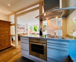 Køkken eller tekøkken på Appartement Schmale Heide