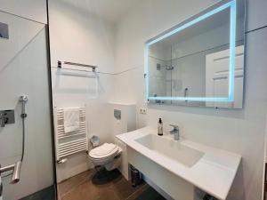 Vannituba majutusasutuses Appartement Halbinsel Mönchgut