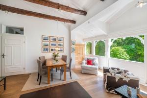 Istumisnurk majutusasutuses Appartement Die Stubnitz