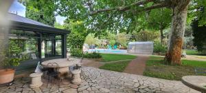 Πισίνα στο ή κοντά στο Maison charmante au Thor + Piscine