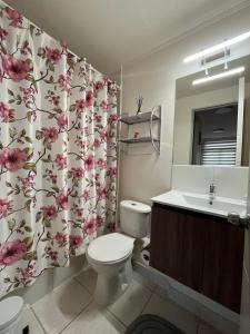 Koupelna v ubytování Acogedor Apartamento Valdiviano