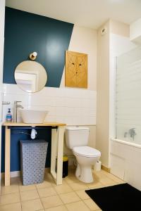 Et badeværelse på Studio Jean Moulin