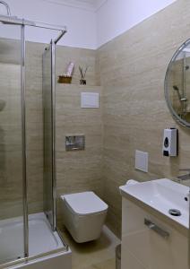 Et badeværelse på Apartamenty Milano