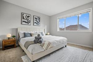 Ένα ή περισσότερα κρεβάτια σε δωμάτιο στο Single 3 Bedroom Full Private House