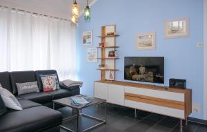 Et tv og/eller underholdning på Awesome Home In Röbel With Sauna