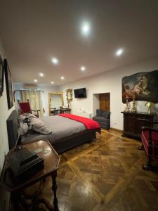 Postel nebo postele na pokoji v ubytování Clos la Rolline + 10 fotografií