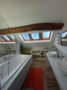 Koupelna v ubytování Clos la Rolline