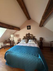 Postel nebo postele na pokoji v ubytování Clos la Rolline