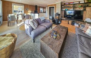 TV a/nebo společenská místnost v ubytování Nice Home In Rauland With Wifi