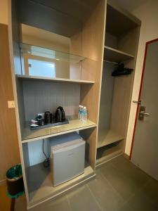 Η κουζίνα ή μικρή κουζίνα στο Arafah Hotel