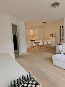 Posezení v ubytování Apartment Knokke vlakbij strand