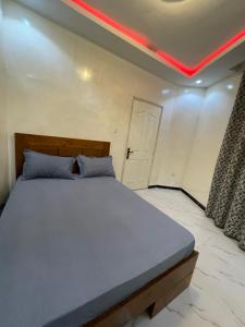 Ένα ή περισσότερα κρεβάτια σε δωμάτιο στο Appartement Duplex indépendant