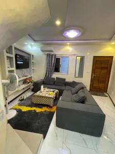 Χώρος καθιστικού στο Appartement Duplex indépendant